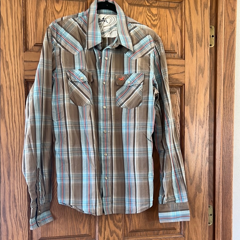 Hollister Women’s Medium Plaid Blouse - Picture 1 of 3